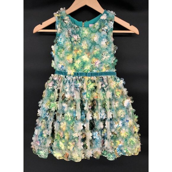 open lace back dress Zoe Ltd. Girls Henley Slate Party Dress Grey / Y/XXL (16) main image 1